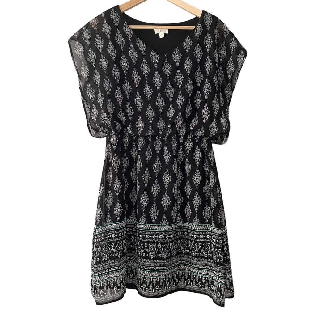 Charming Charlie Chiffon Paisley Print Women’s Dress Size Small